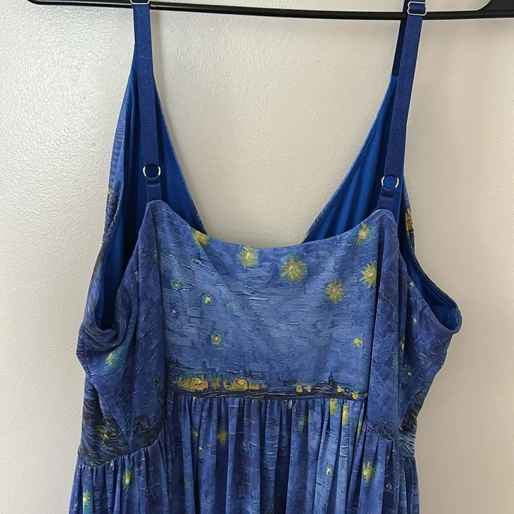 Blackmilk Clothing Starry Night Midi Dress XXL - Picture 4 of 5